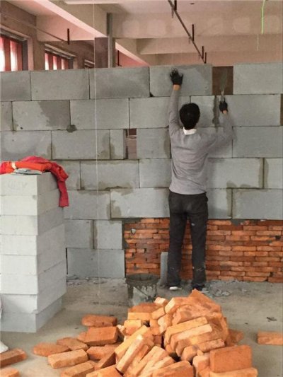 轻质砖酒店和ktv隔墙施工